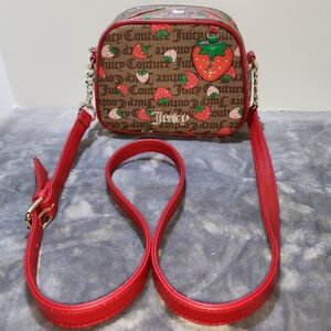 Juicy Couture Strawberry Print Crossbody Bag